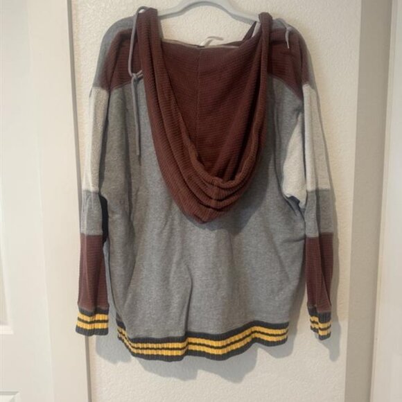 Free People Ninety Two Color block Varsity Sweatshirt - Oversized fit - Picture 3 of 3